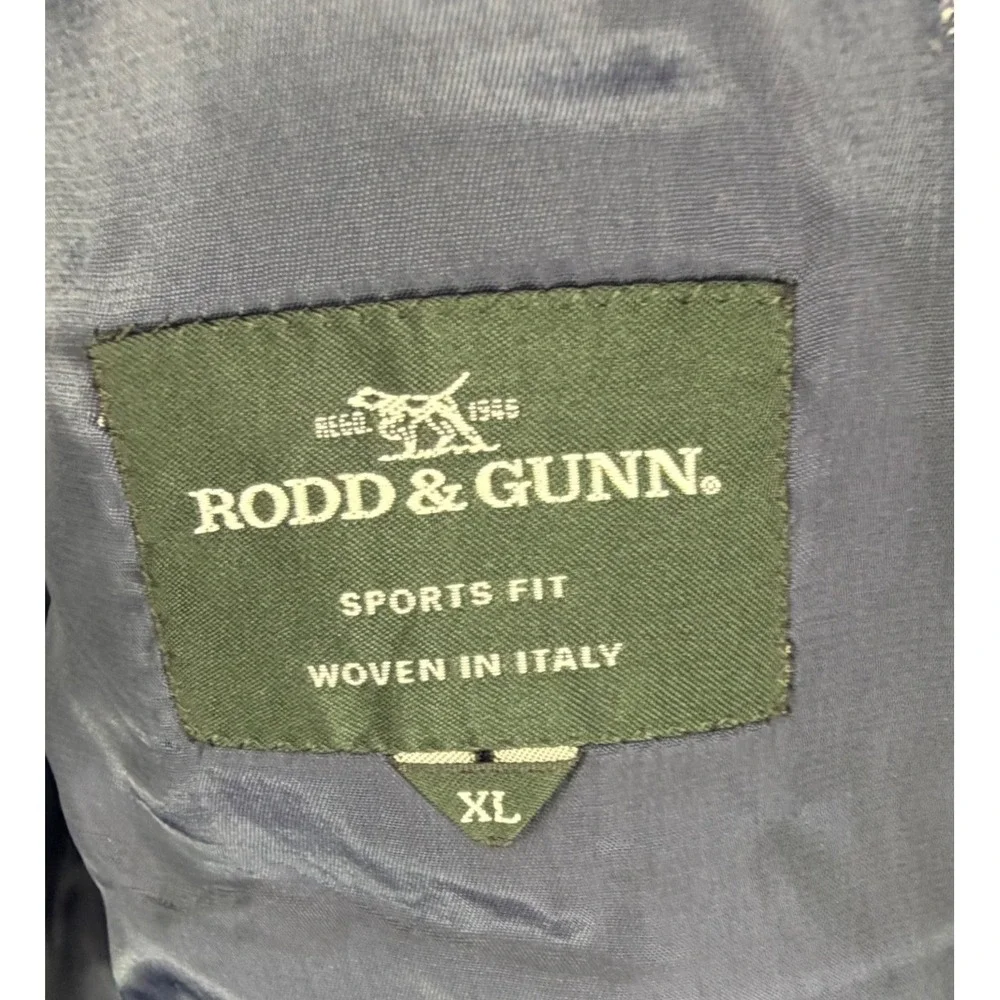 Rodd & Gunn Officina Marlane Italian Wool Blend Blazer Blue Sports Fit XL